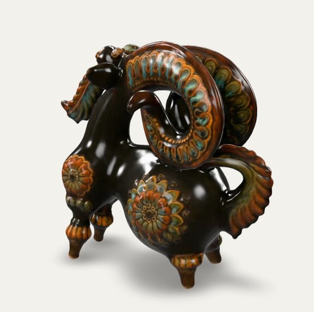 Козел. Васильківська майоліка, 3D-модель